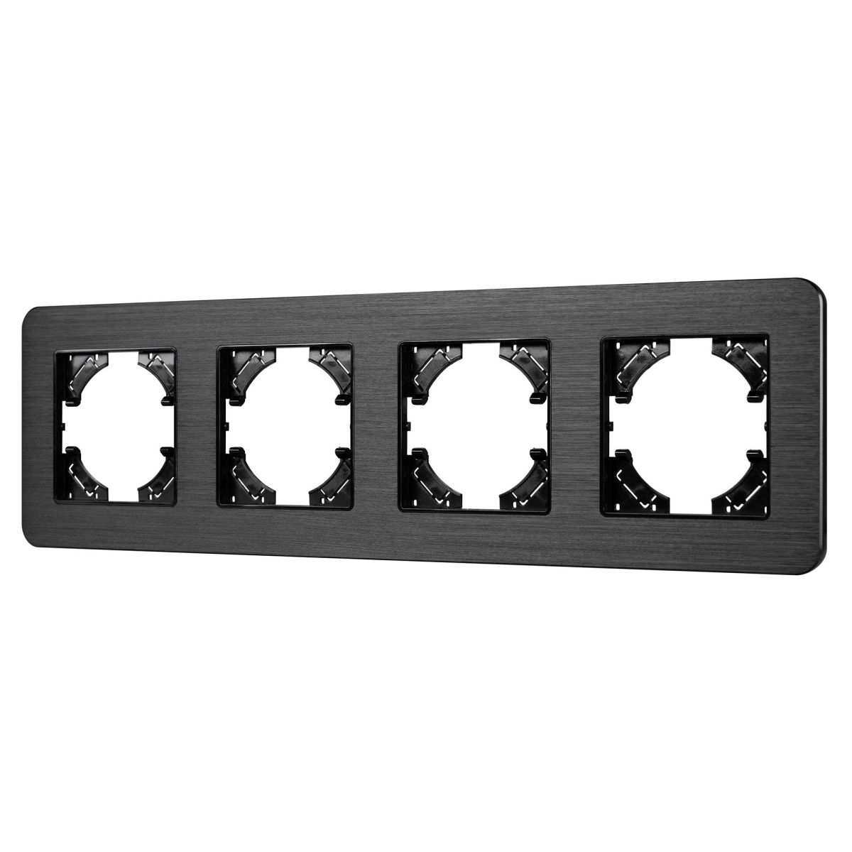 Рамка на 4 поста алюминиевая Arlight FRM-AKIRY-AL-4-BK 049732 в Санкт-Петербурге