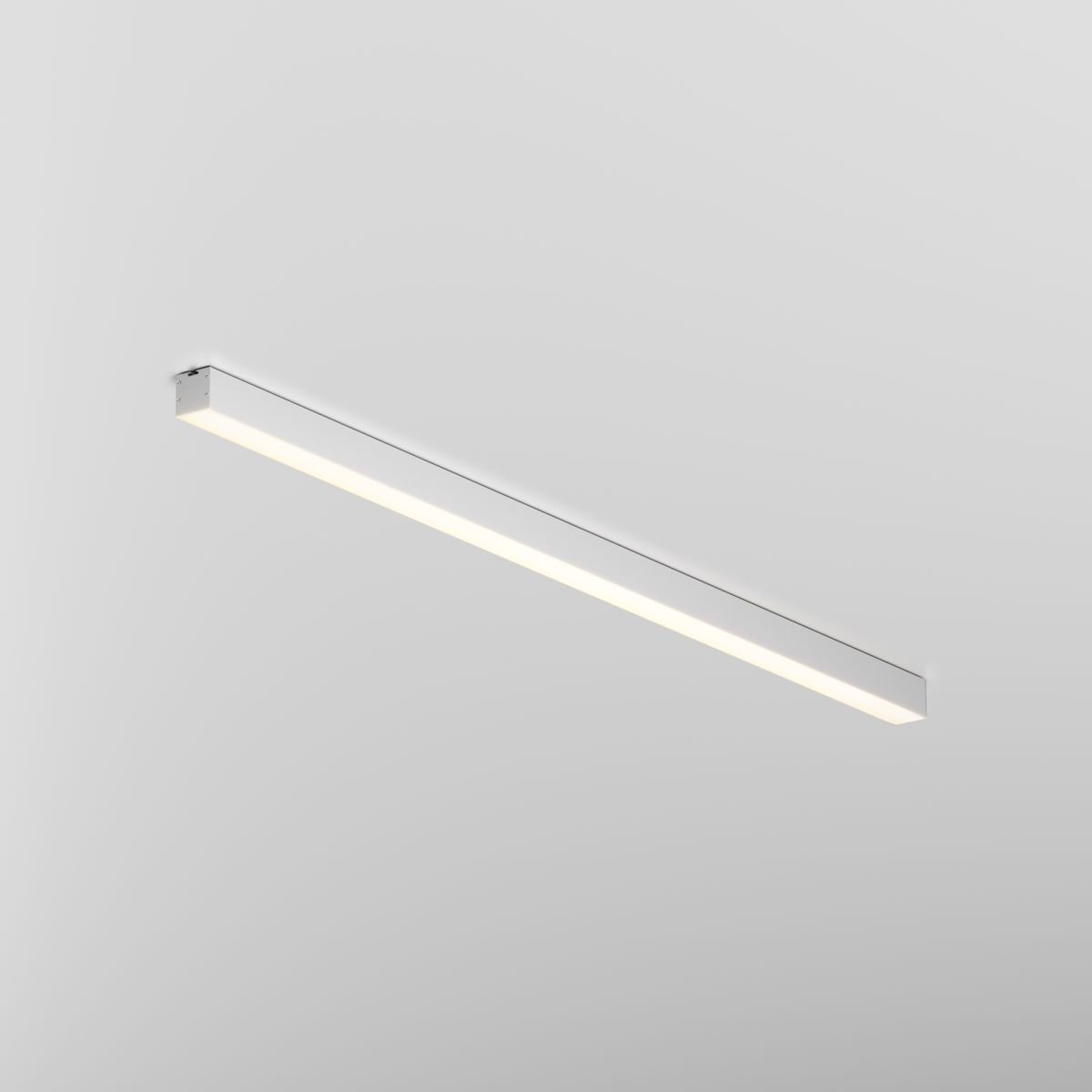 Линейный накладной светильник Maytoni Technical 3000K 35x35 (Серебро, 1 м) LL311003 в #REGION_NAME_DECLINE_PP#