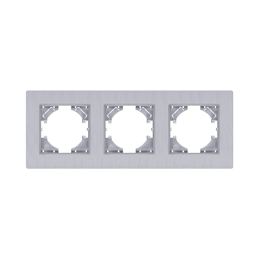 Рамка 3-постовая, серый Kollinger Eleganz Plex EP3GY в #REGION_NAME_DECLINE_PP#