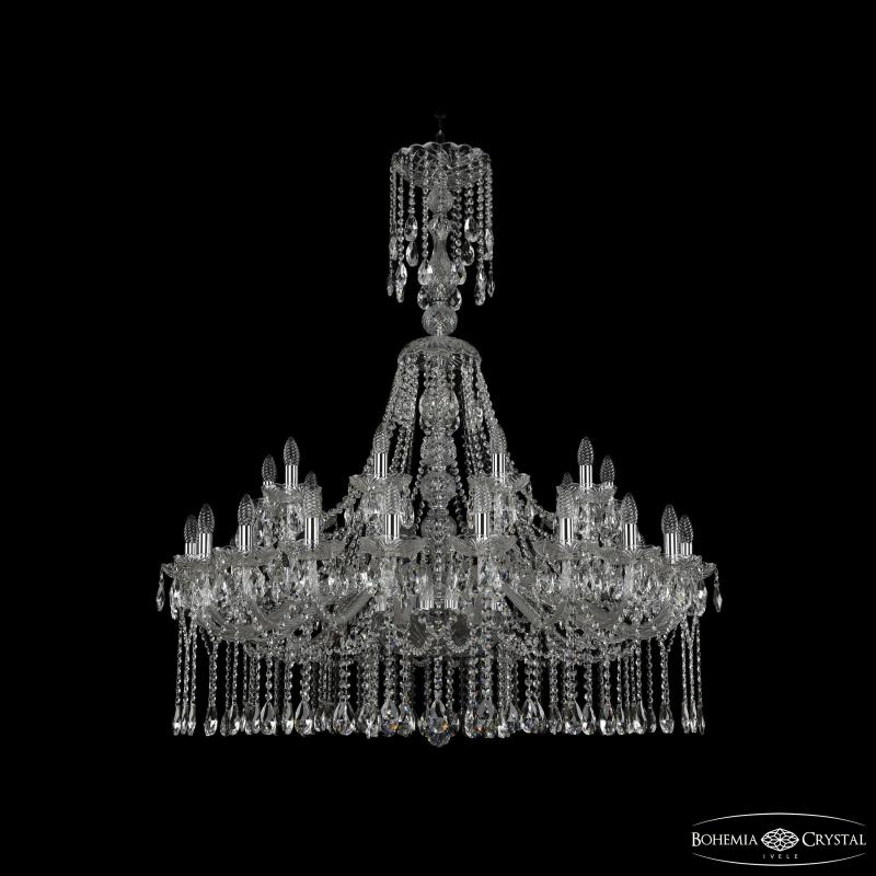 Подвесная люстра Bohemia Ivele Crystal 1413/20+10/400/XL-130 Ni в Санкт-Петербурге