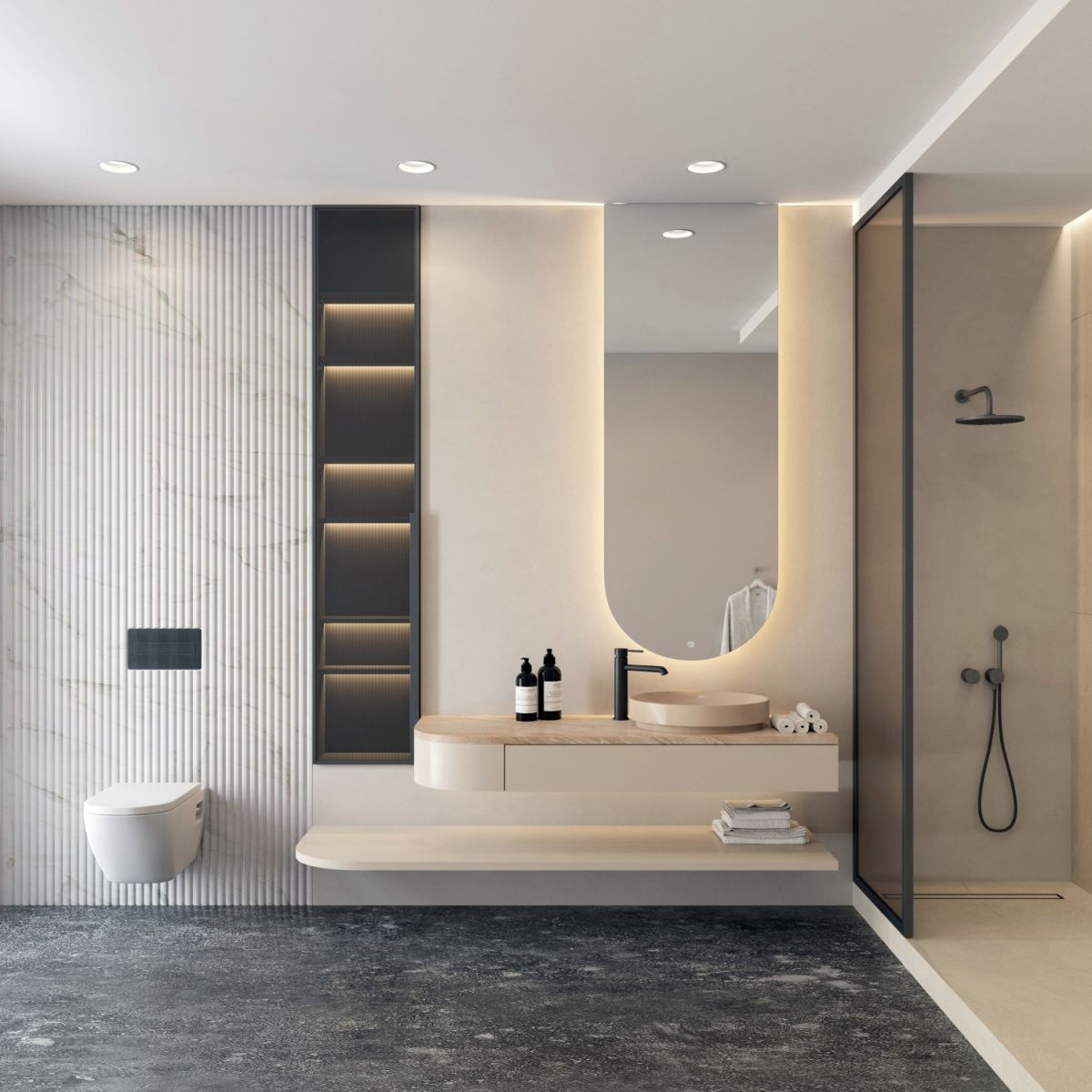 Точечный встраиваемый влагозащищенный светильник Denkirs Trim DK2451-WH в Санкт-Петербурге