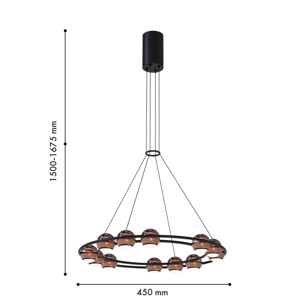 Подвесная люстра Favourite Sturm 4561-12P в Санкт-Петербурге