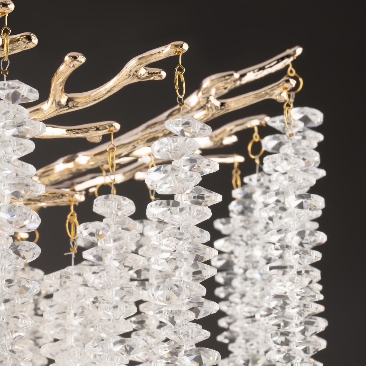 Люстра на штанге Freya Mineral FR1010CL-08G в #REGION_NAME_DECLINE_PP#