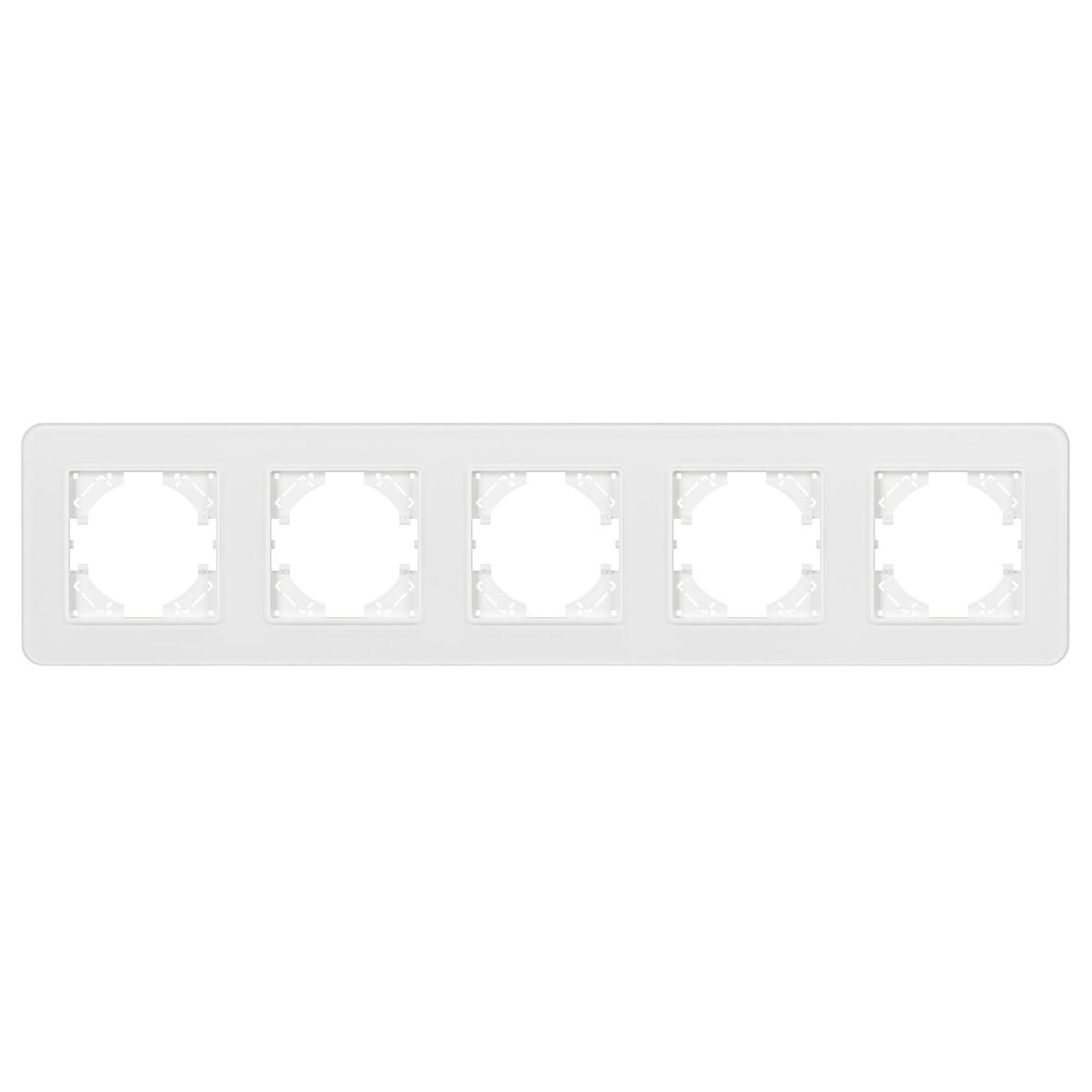 Рамка на 5 постов стеклянная Arlight FRM-OMALI-GS-5-WH 049704 в Санкт-Петербурге
