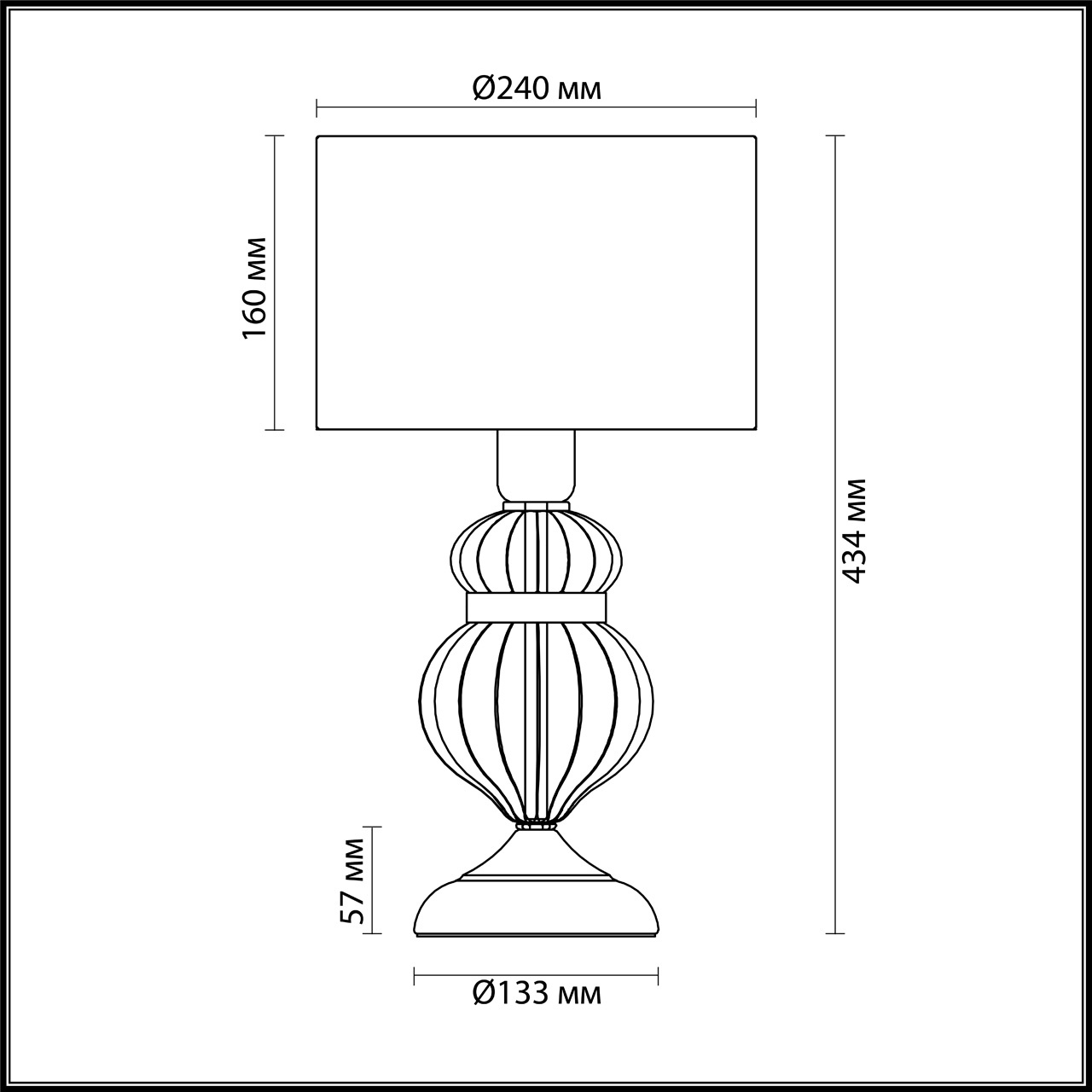 Настольная лампа Odeon Light Lilit 4687/1T в Санкт-Петербурге