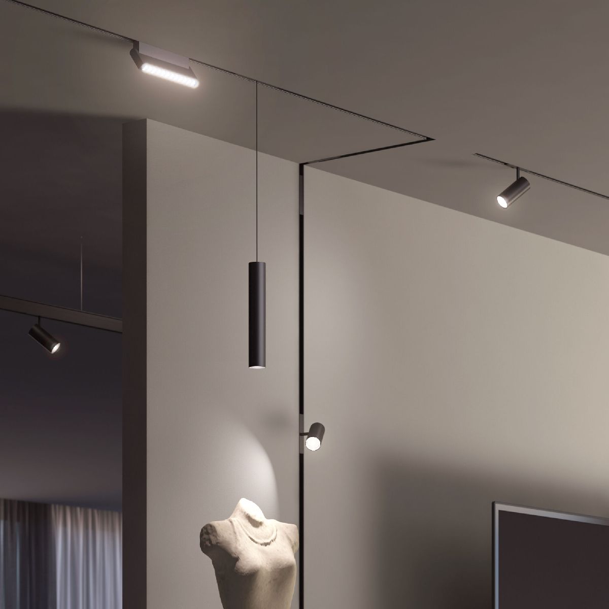 Трековый магнитный светильник Elektrostandard Slim Magnetic 4690389195341 a063537 в Санкт-Петербурге
