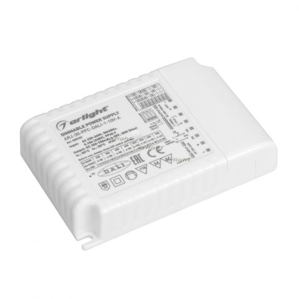 Блок питания Arlight ARJ-30-PFC-DALI-1-10V-A (30W, 250-700mA) 025122 в Санкт-Петербурге