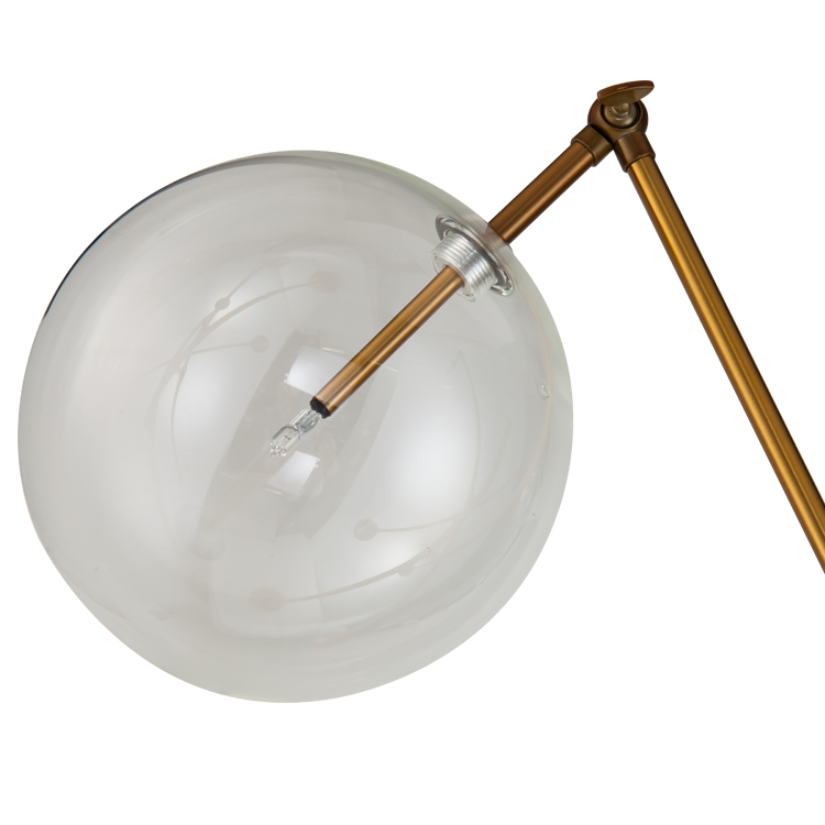 Торшер DeLight Collection Globe Mobile KG0965F-3 brass в Санкт-Петербурге