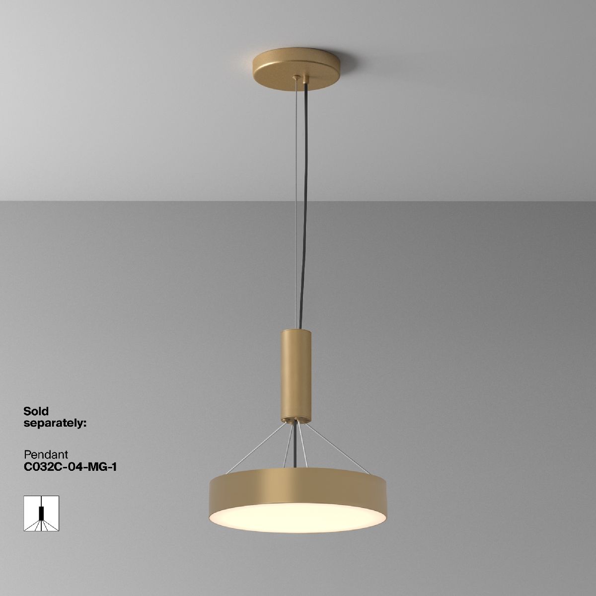 Потолочный светильник Maytoni Zon C032CL-36W3K-RD-MG в Санкт-Петербурге
