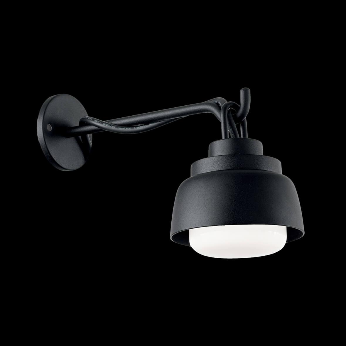 Уличный настенный светодиодный светильник Ideal Lux Marmalade AP1 Nero 160603 в Санкт-Петербурге