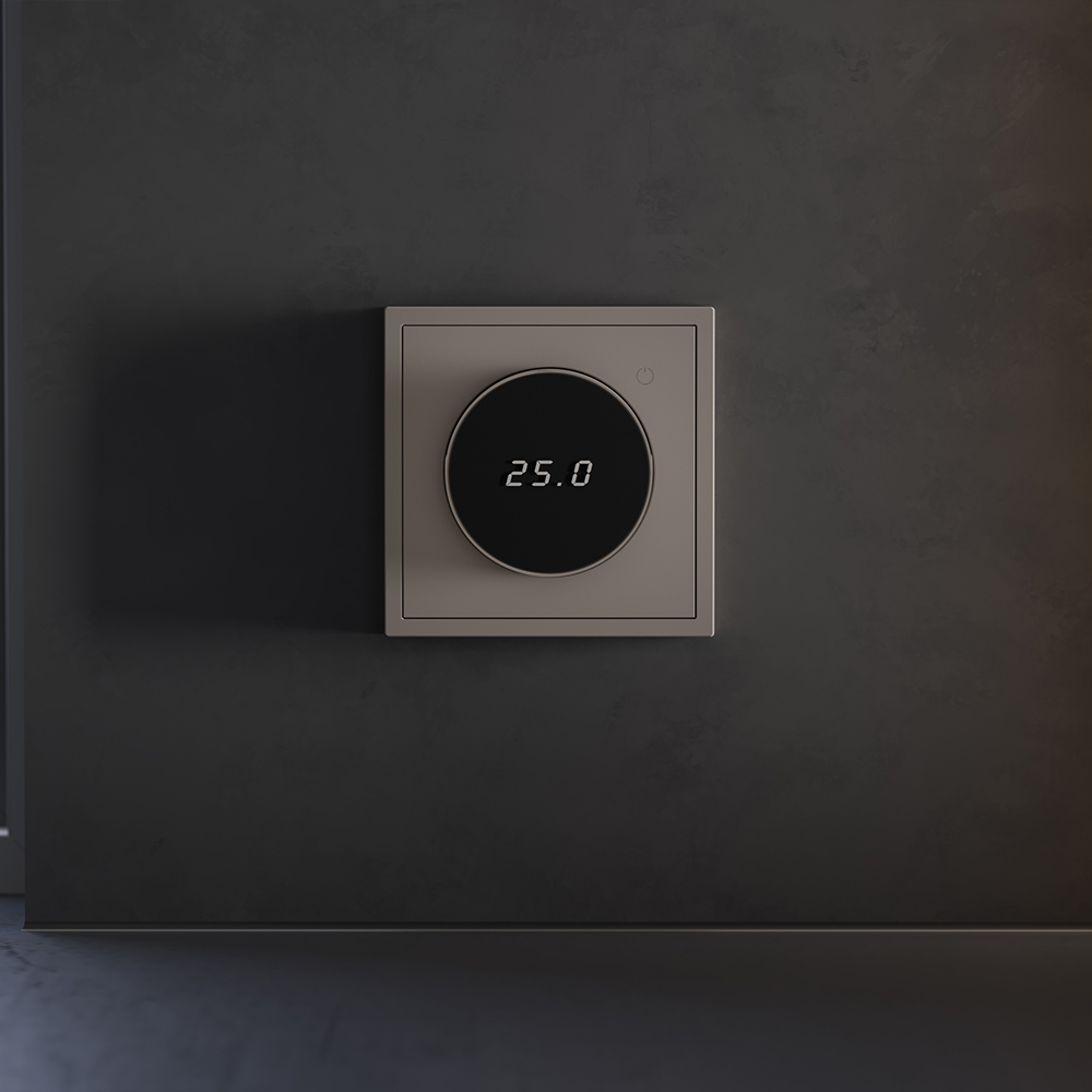 Терморегулятор электронный Voltum S70 с индикацией и датчиком, для теплого пола, (капучино) VLS070114 в #REGION_NAME_DECLINE_PP#