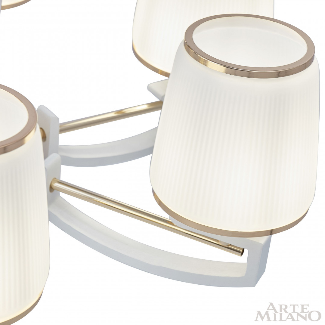 Подвесная люстра Arte Milano Florentia-2457 302457/5 Wh/Gd в Санкт-Петербурге