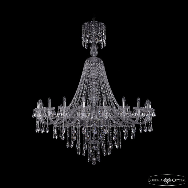 Подвесная люстра Bohemia Ivele Crystal 1415/20/530/XL-180 Ni в Санкт-Петербурге