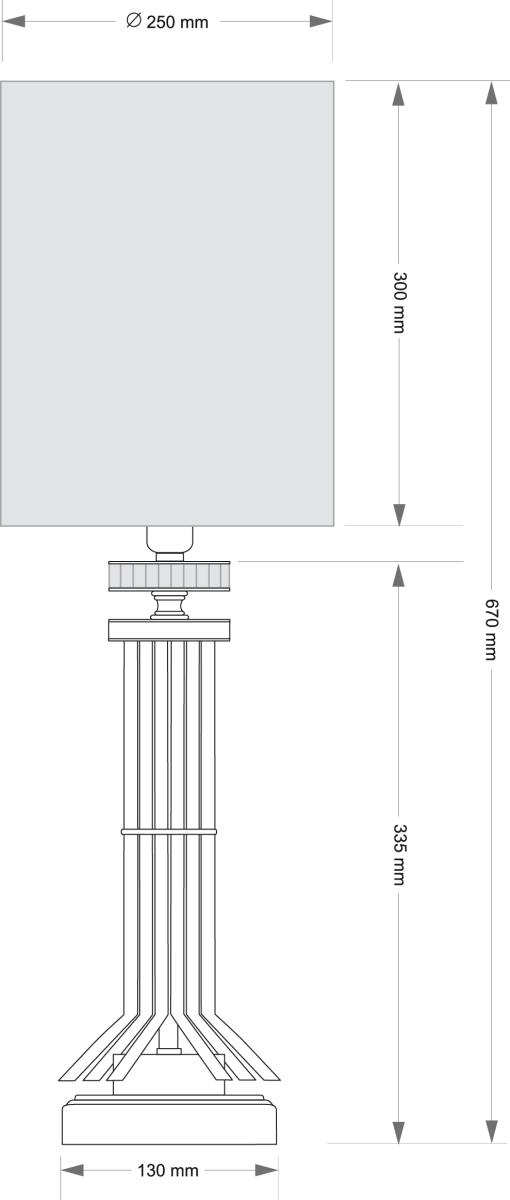 Настольная лампа Kutek Genova GEN-LG-1(P/A) в #REGION_NAME_DECLINE_PP#