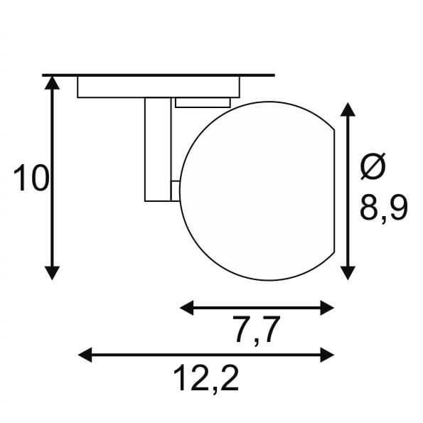 Трековый светильник SLV 1Phase-Track Light Eye 1 GU10 144011 в Санкт-Петербурге