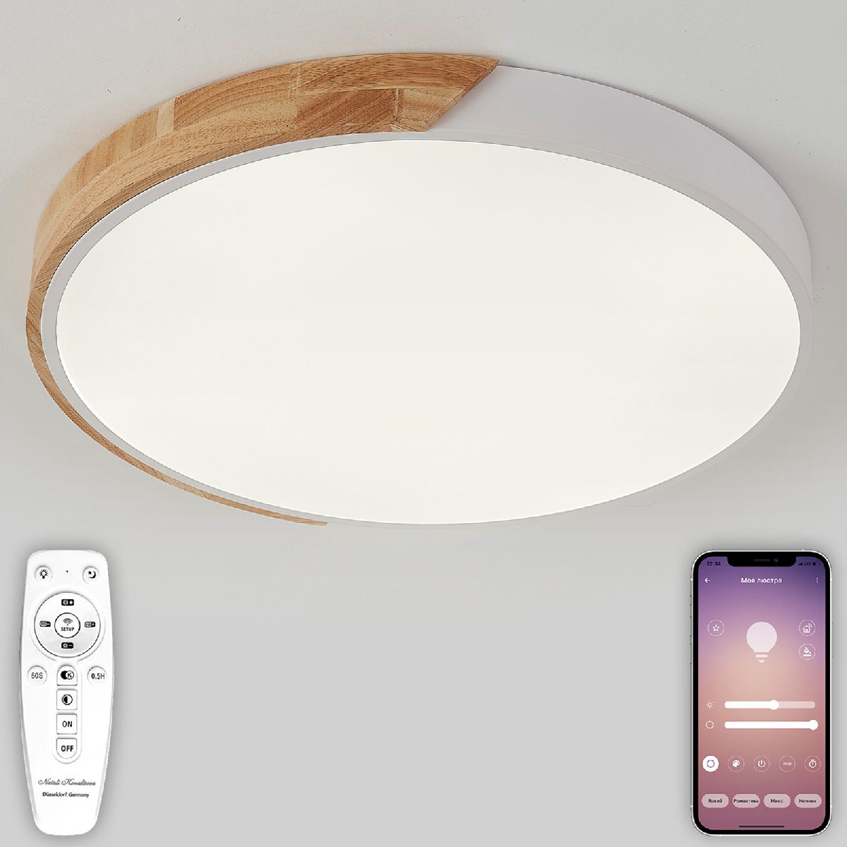 Потолочный светильник Natali Kovaltseva Scandinavian LED LAMPS 81182 в Санкт-Петербурге