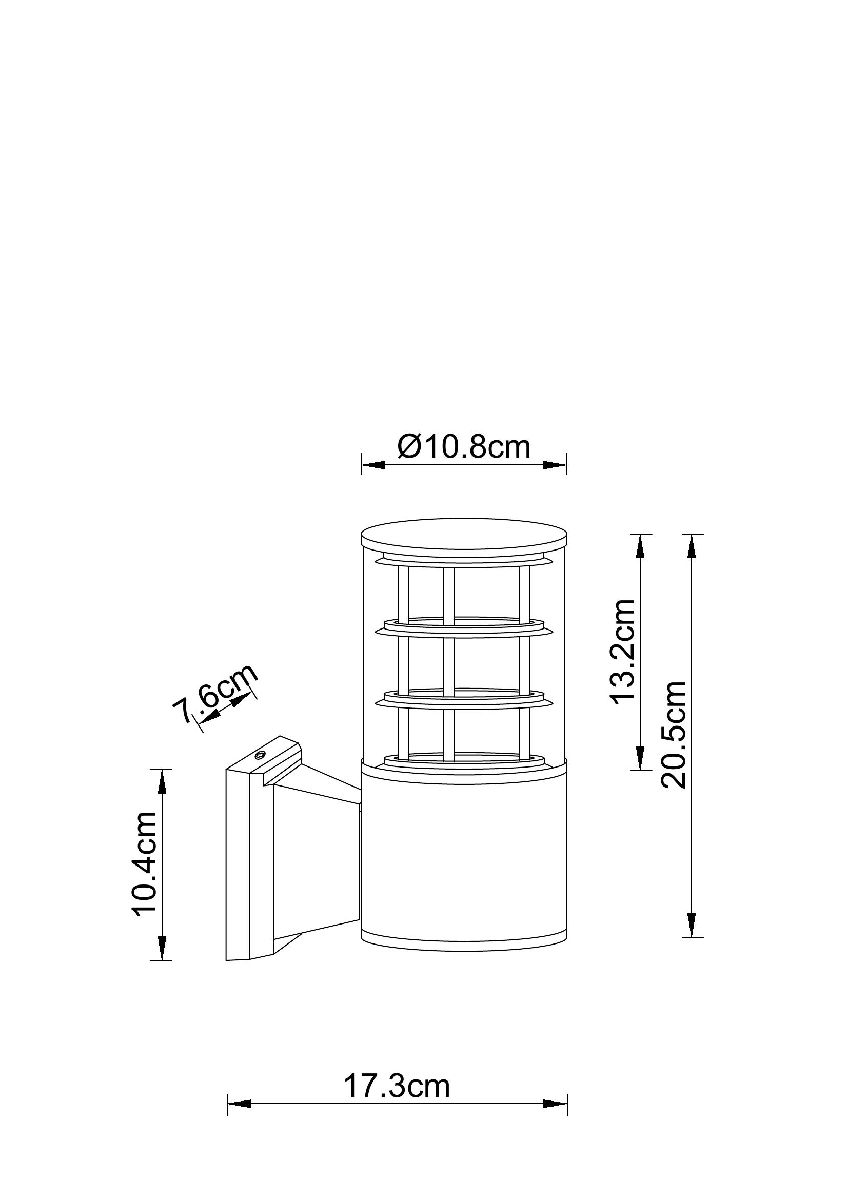 Уличный настенный светильник Arte Lamp Tokyo A5315AL-1BK в Санкт-Петербурге