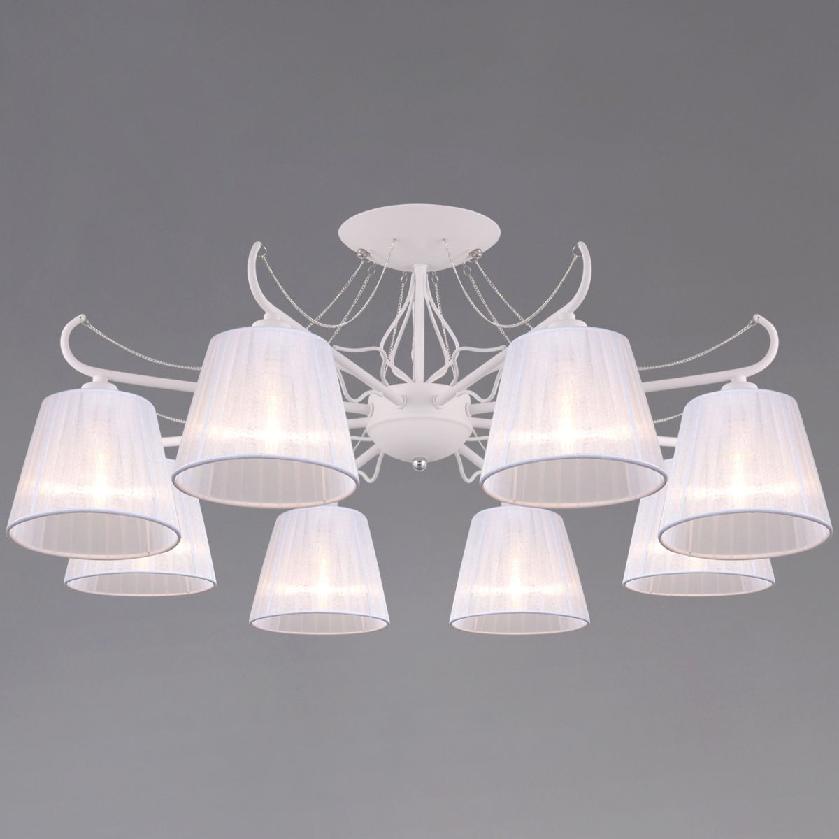 Люстра на штанге Illumico IL9482-8CSQ-25WT ELITE в #REGION_NAME_DECLINE_PP#