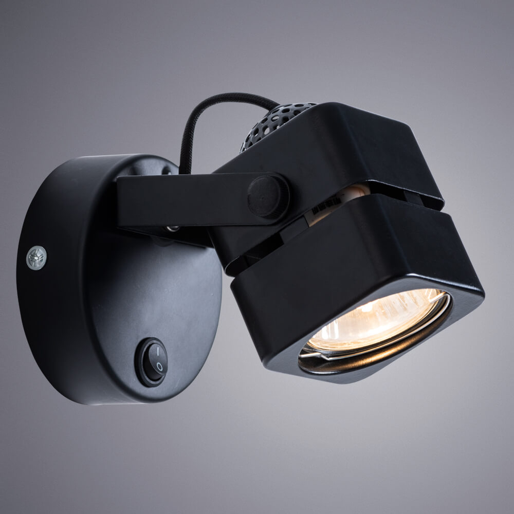 Спот Arte Lamp Misam A1315AP-1BK в Санкт-Петербурге