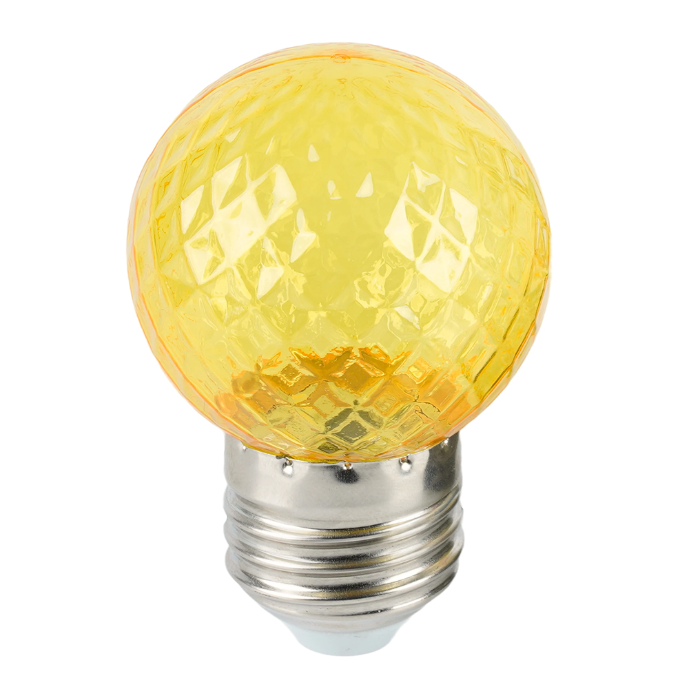 Лампа светодиодная Feron LB-385 шар желтый прозрачный E27 1W 230V 52161 в #REGION_NAME_DECLINE_PP#