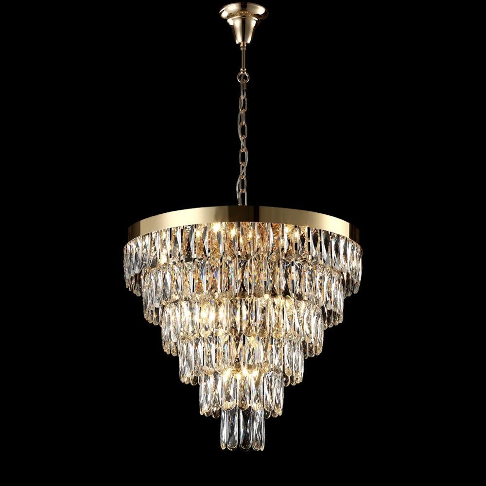 Подвесная люстра Crystal Lux Abigail SP-PL15 D620 Gold/Transparent в Санкт-Петербурге