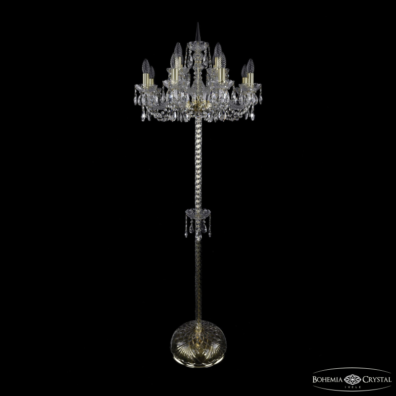 Торшер Bohemia Ivele Crystal 1402T2/8+4/195-165 G в Санкт-Петербурге