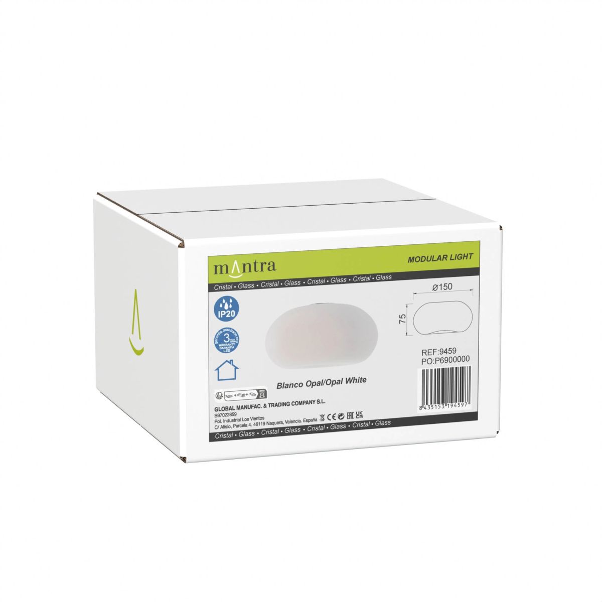 Плафон Mantra Andromeda 9459 в #REGION_NAME_DECLINE_PP#