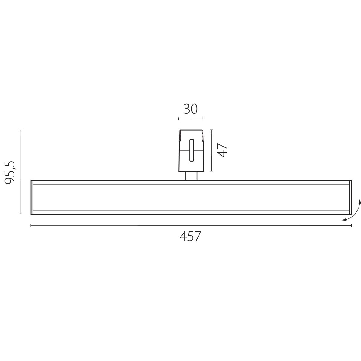 Трековый однофазный светильник Lightstar Due Hermes 270347 в #REGION_NAME_DECLINE_PP#
