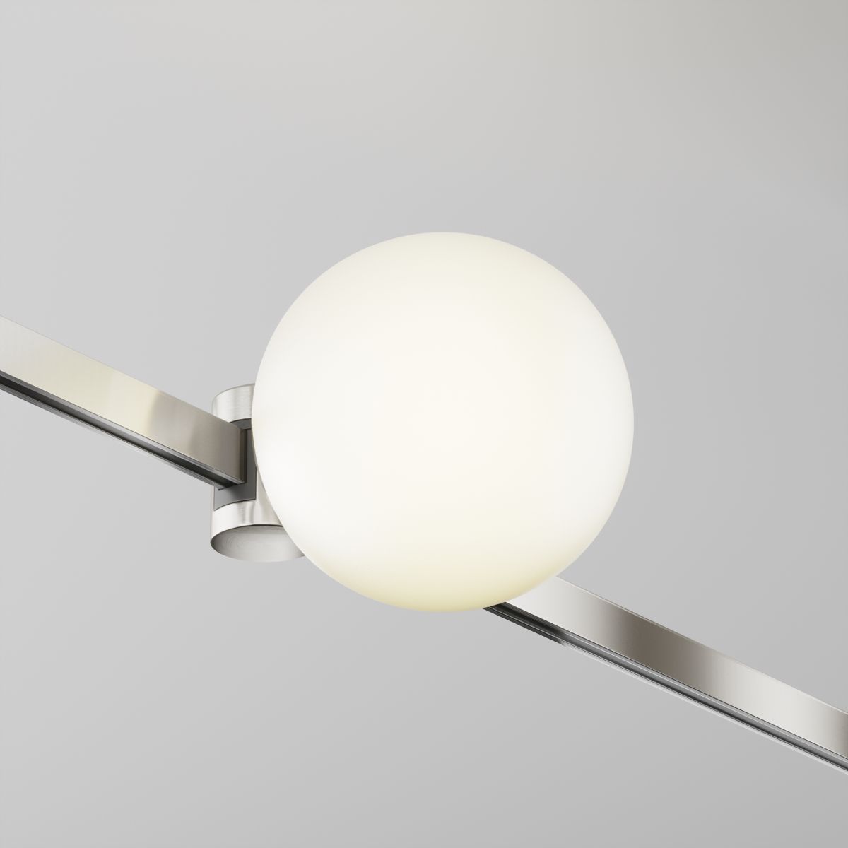 Трековый магнитный светильник для натяжного потолка Maytoni Technical Luna TR229-1-5W3K-PT в Санкт-Петербурге