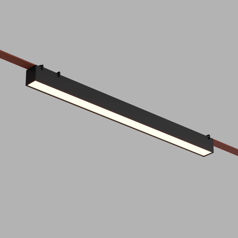Трековый однофазный светильник Denkirs Belty linear DK5676-BK в Санкт-Петербурге