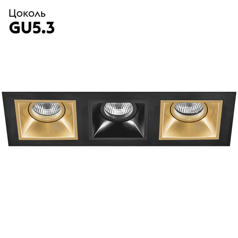 Встраиваемый светильник Lightstar Domino D537030703 (214537+214503+214507+214503) в #REGION_NAME_DECLINE_PP#