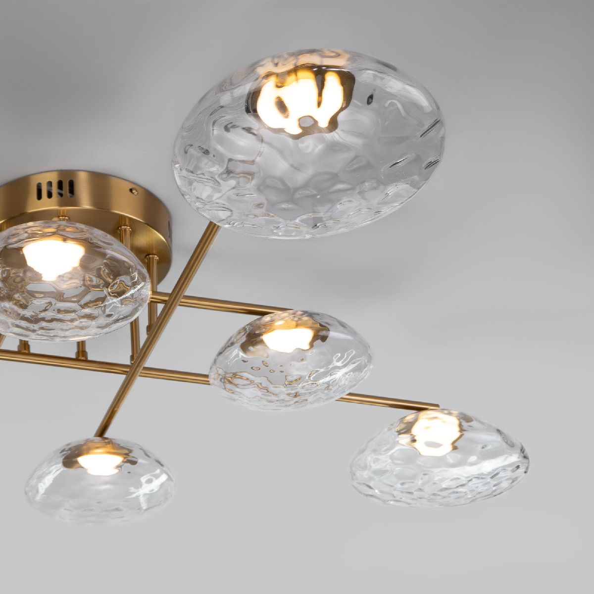 Потолочная люстра Eurosvet Ripple 50389 LED латунь a069026 в #REGION_NAME_DECLINE_PP#