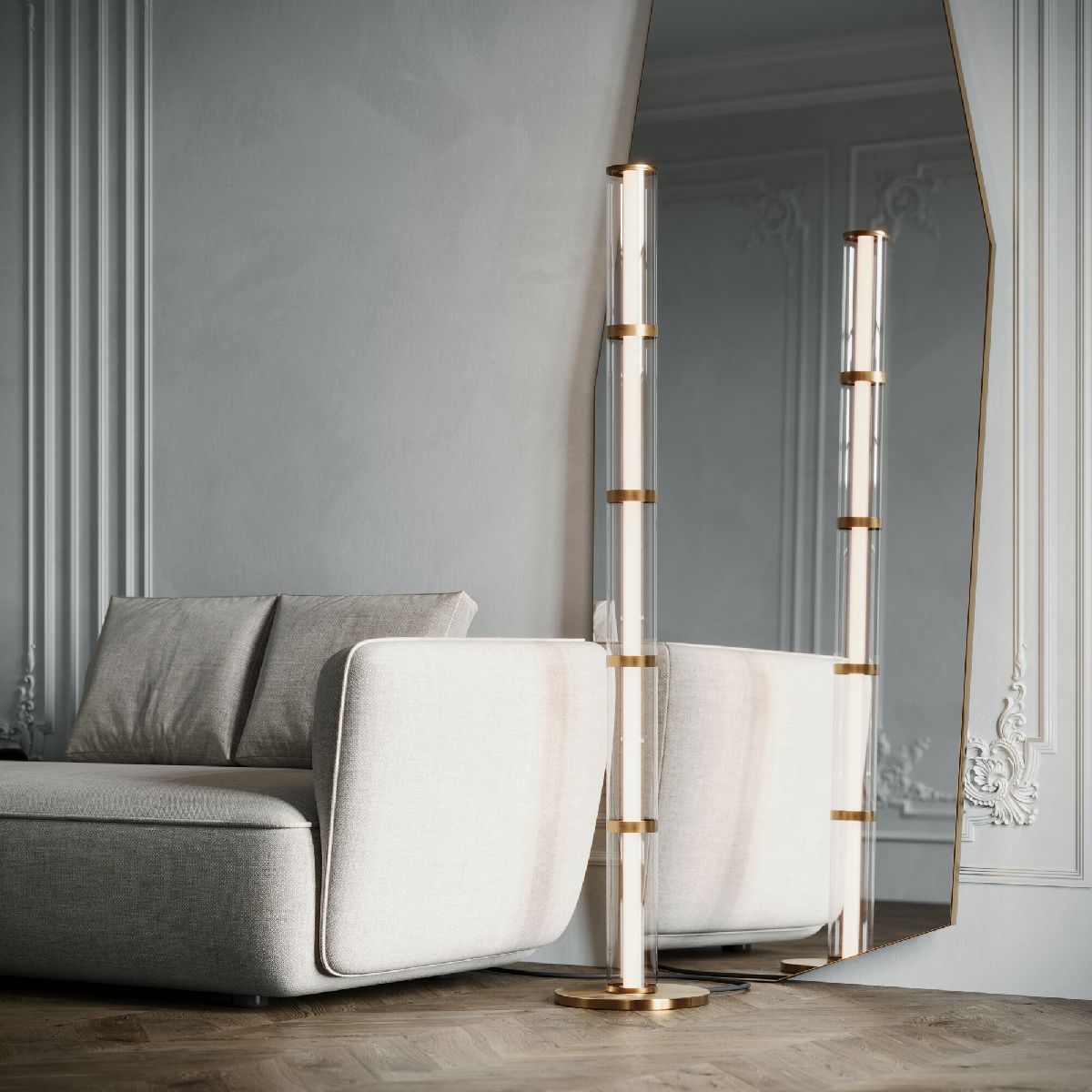 Торшер Eurosvet Stark 80537/1 латунь a067959 в #REGION_NAME_DECLINE_PP#