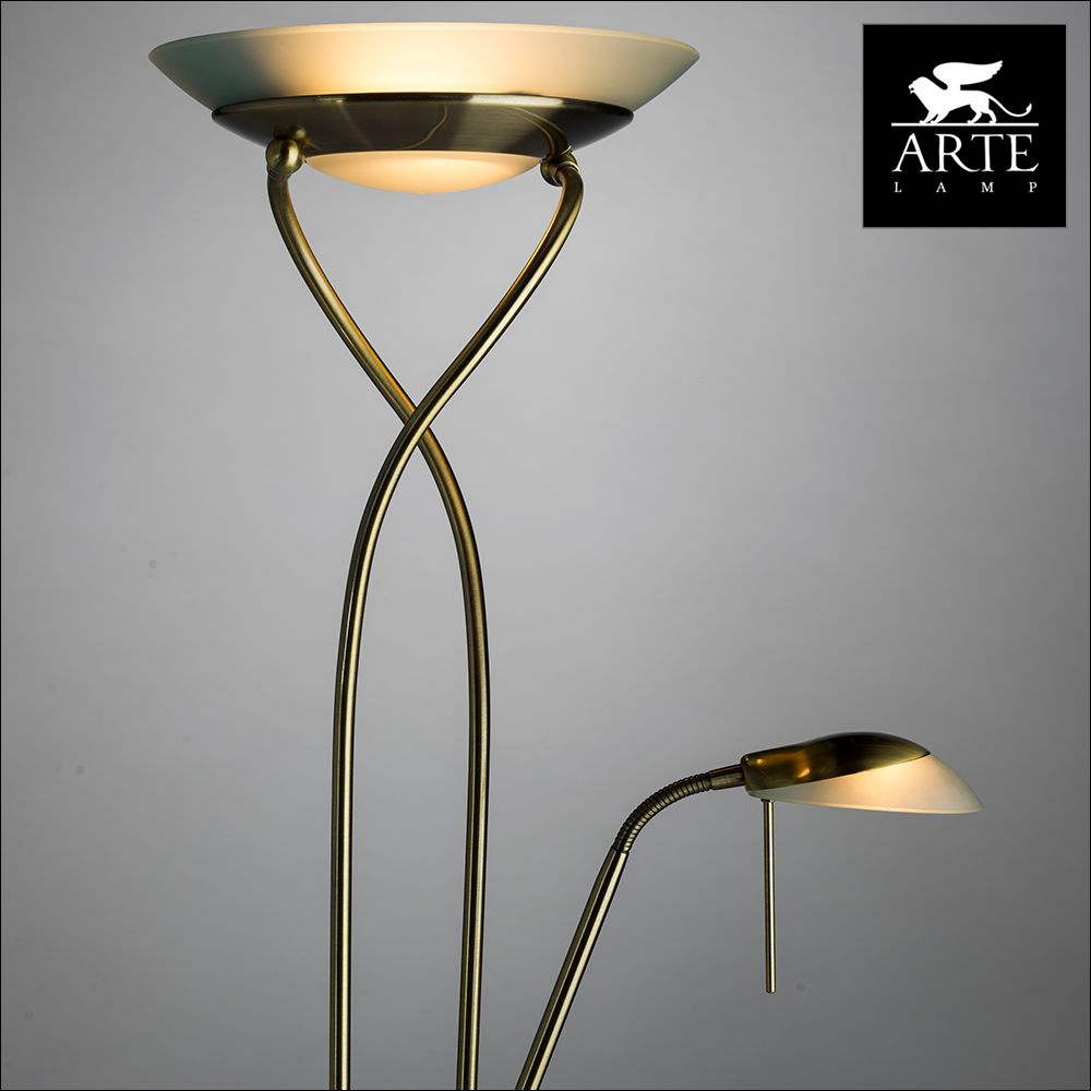 Торшер Arte Lamp Duetto A4399PN-2AB в Санкт-Петербурге