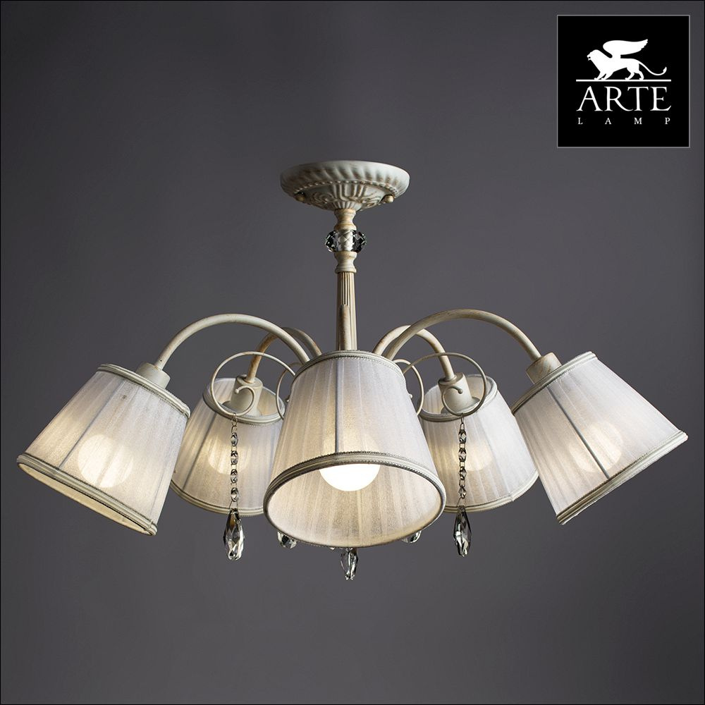 Потолочная люстра Arte Lamp Alexia A9515PL-5WG в Санкт-Петербурге