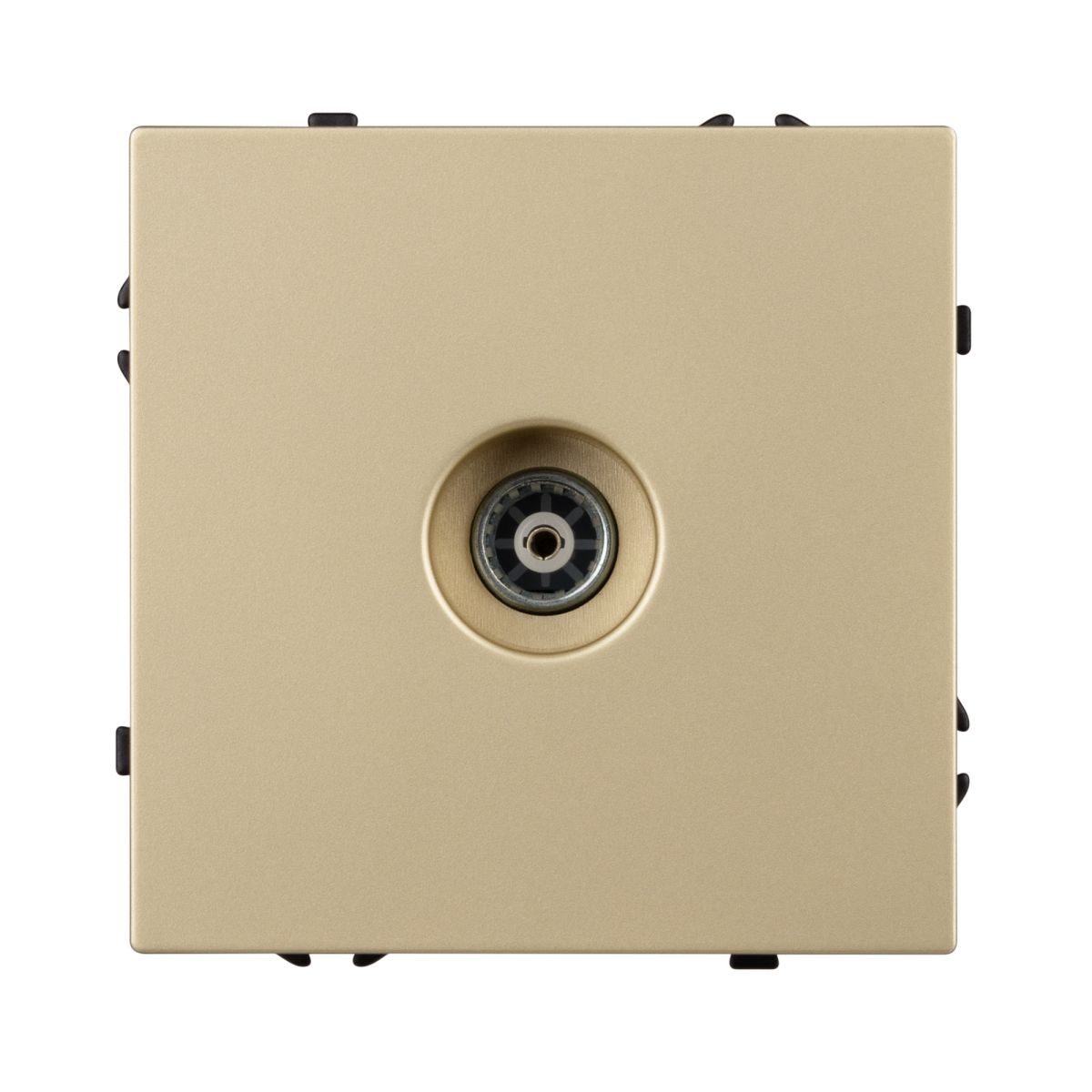 Механизм телевизионной розетки Arlight SCT-NOBE-MTV1-SFPL-GD (Золотой песок) 054294 в Санкт-Петербурге