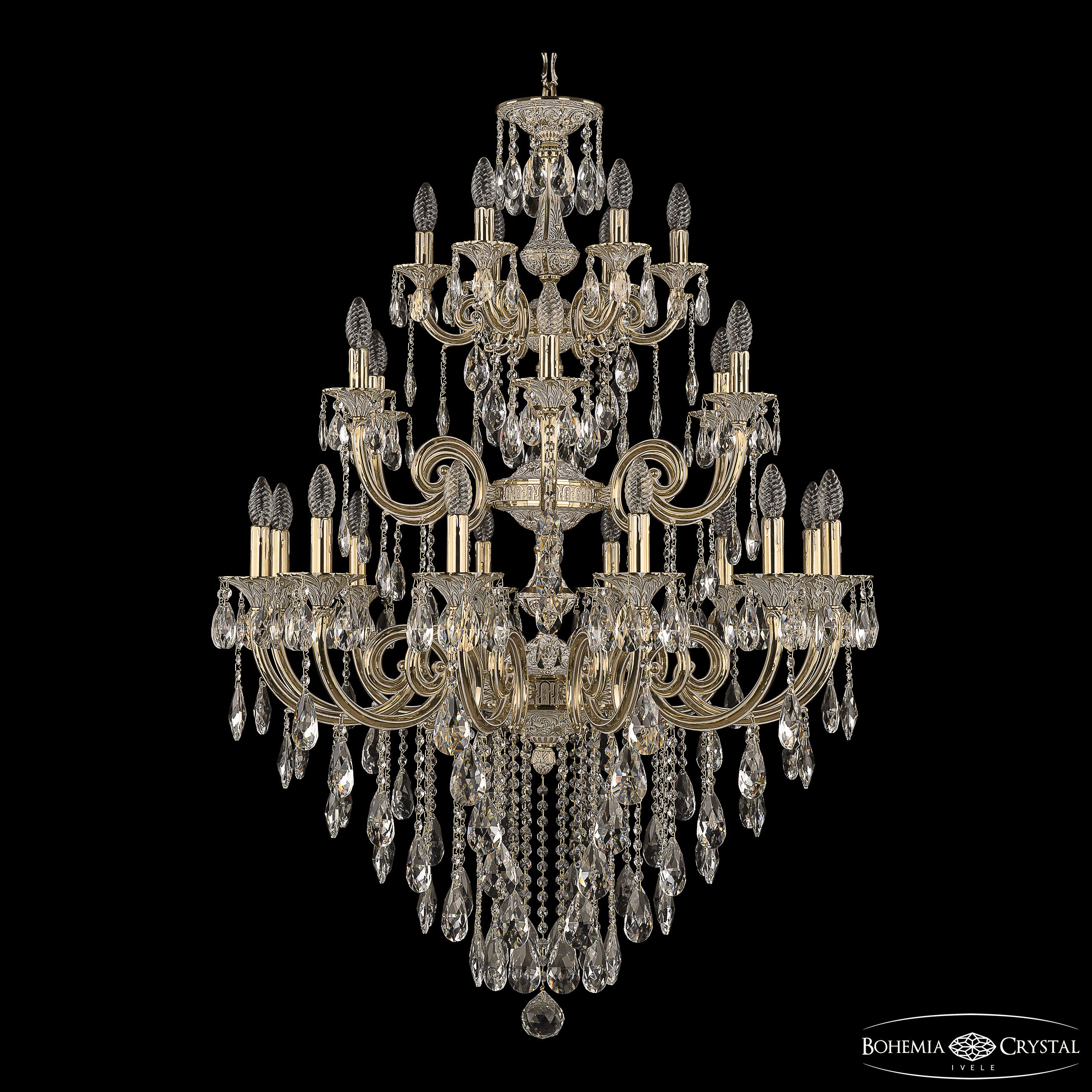 Подвесная люстра Bohemia Ivele Crystal Verona 72117/12+6+6/300/3D B GW в Санкт-Петербурге