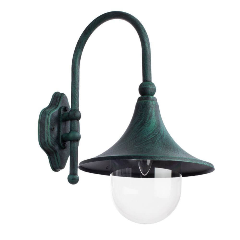 Уличный настенный светильник Arte Lamp Malaga A1082AL-1BG в #REGION_NAME_DECLINE_PP#