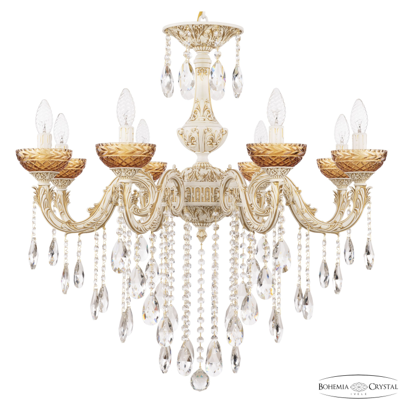 Подвесная люстра Bohemia Ivele Crystal AL79101/8/250 B WMG P Amber/M-1F в Санкт-Петербурге