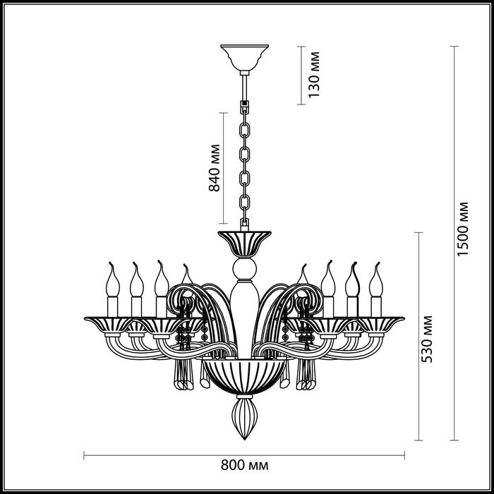 Подвесная люстра Odeon Light Rocca 3926/8 в #REGION_NAME_DECLINE_PP#