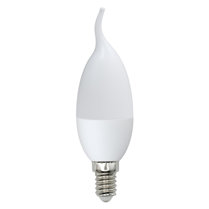 Лампа светодиодная (UL-00000308) Volpe E14 6W 3000K матовая LED-CW37-6W/WW/E14/FR/O в Санкт-Петербурге