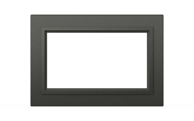 Рамка для двухместной розетки без заземления ELBI Zena 608-011100-908 в Санкт-Петербурге