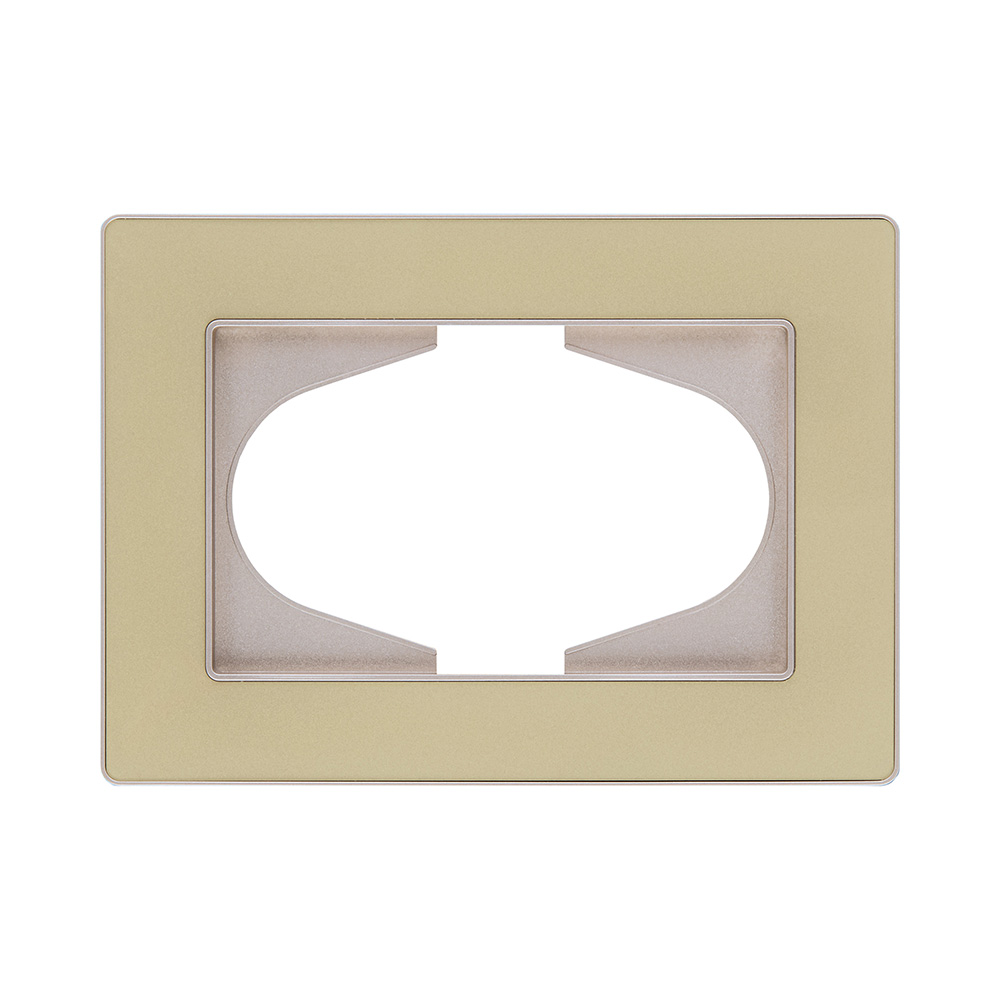 Рамка для двойной розетки, золотой Kollinger Eleganz Acryl EA120GD в #REGION_NAME_DECLINE_PP#