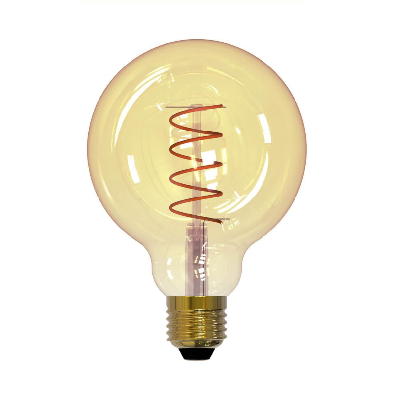 Лампа светодиодная филаментная (UL-00001818) Uniel E27 4W 2250K прозрачная LED-G95-4W/GOLDEN/E27/CW GLV21GO в #REGION_NAME_DECLINE_PP#
