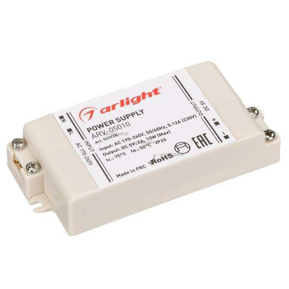 Блок питания Arlight ARV-05010 (5V, 2A, 10W) 023728 в Санкт-Петербурге