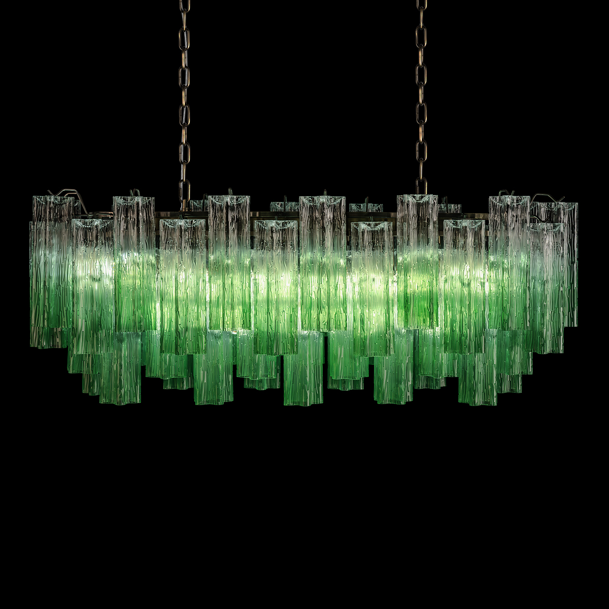 Подвесная люстра Loft IT Murano 10580/1000R Clear green в Санкт-Петербурге