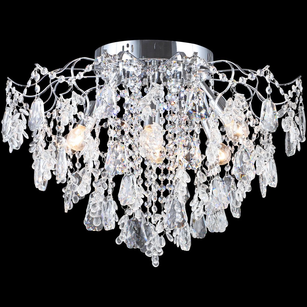 Потолочная люстра Reluce 27620-0.3-6+6 CH+CLARE в Санкт-Петербурге