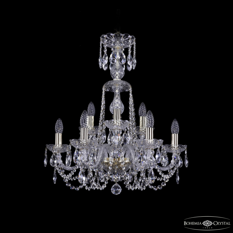 Подвесная люстра Bohemia Ivele Crystal 1402/6+3/195/XL-64 G в Санкт-Петербурге