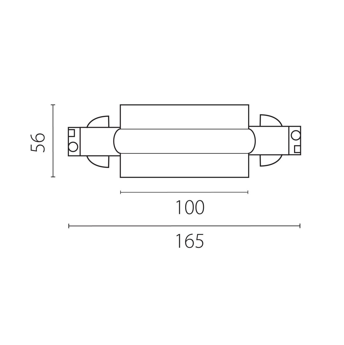 Питание центральное встраиваемое к треку 5030xx-R Lightstar Quattro 503187-RPS в Санкт-Петербурге