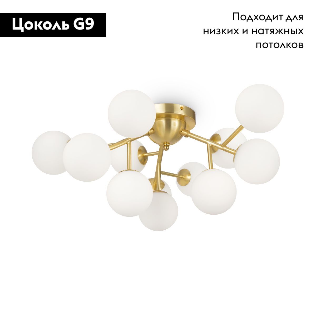 Потолочная люстра Maytoni Dallas MOD545CL-12BS в Санкт-Петербурге